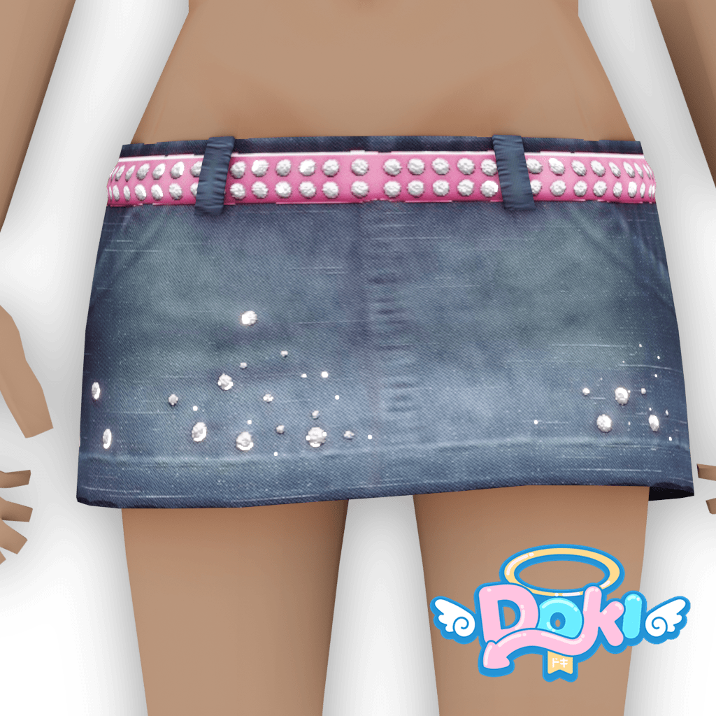 Sims 4 outlet denim mini skirt