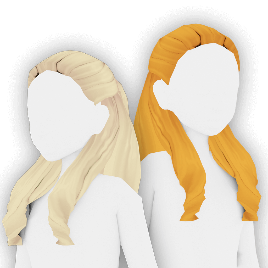 Curly iconic hair for iconic people in blonde - Roblox