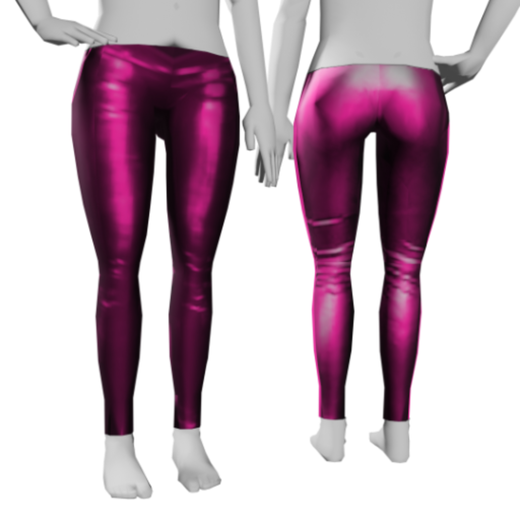pink-leather-punk-pants-decentraland-marketplace