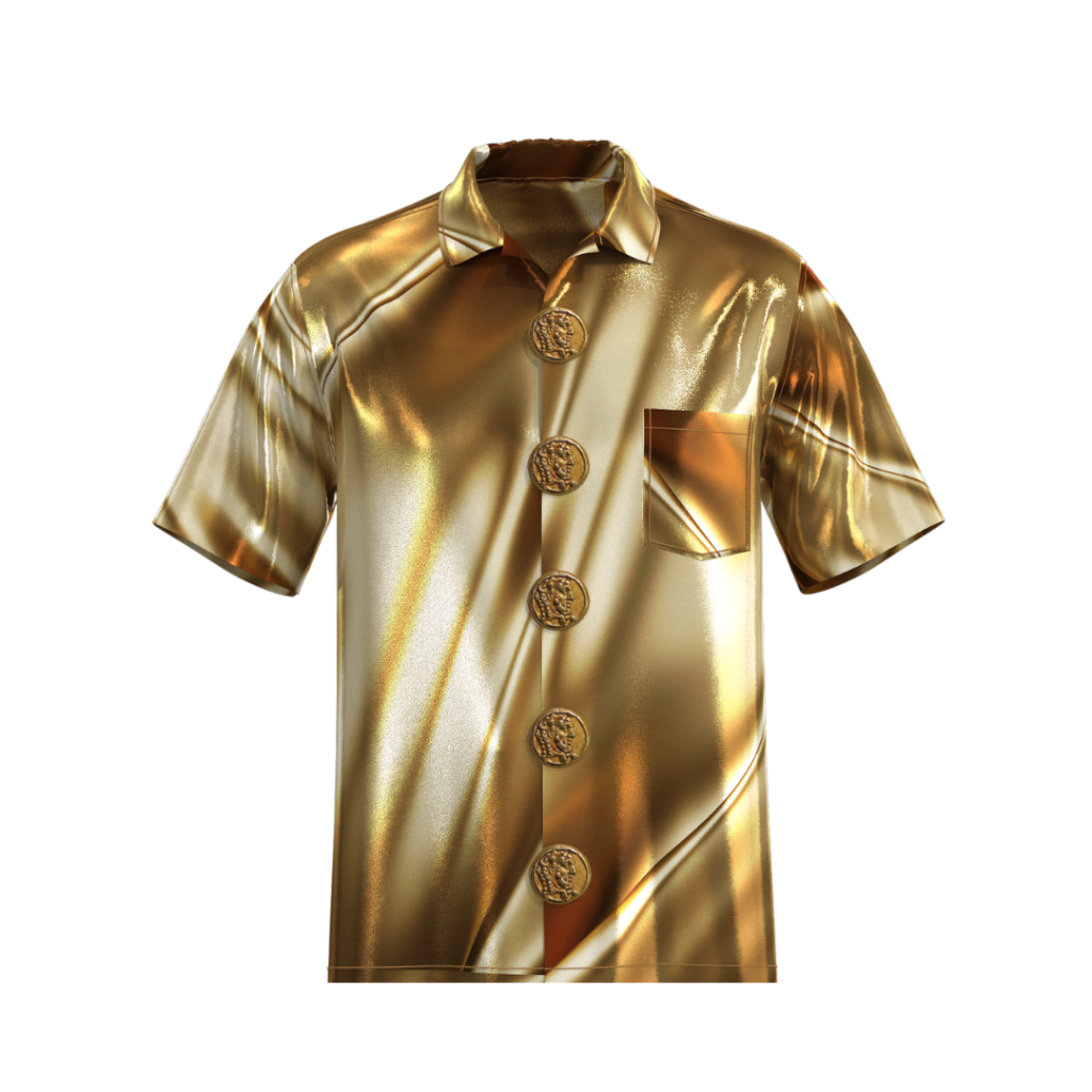 Gold shirt outlet