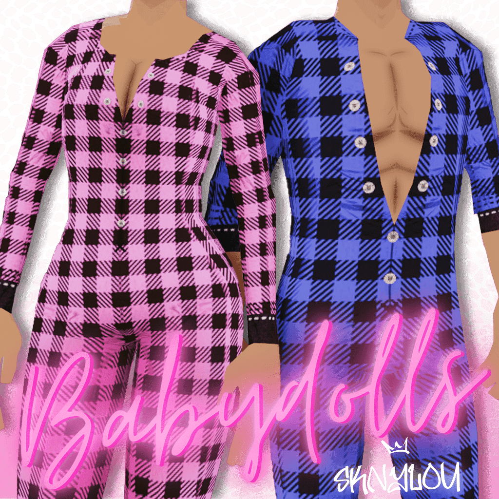 Babydoll Onesie Pink/Blue Decentraland Marketplace