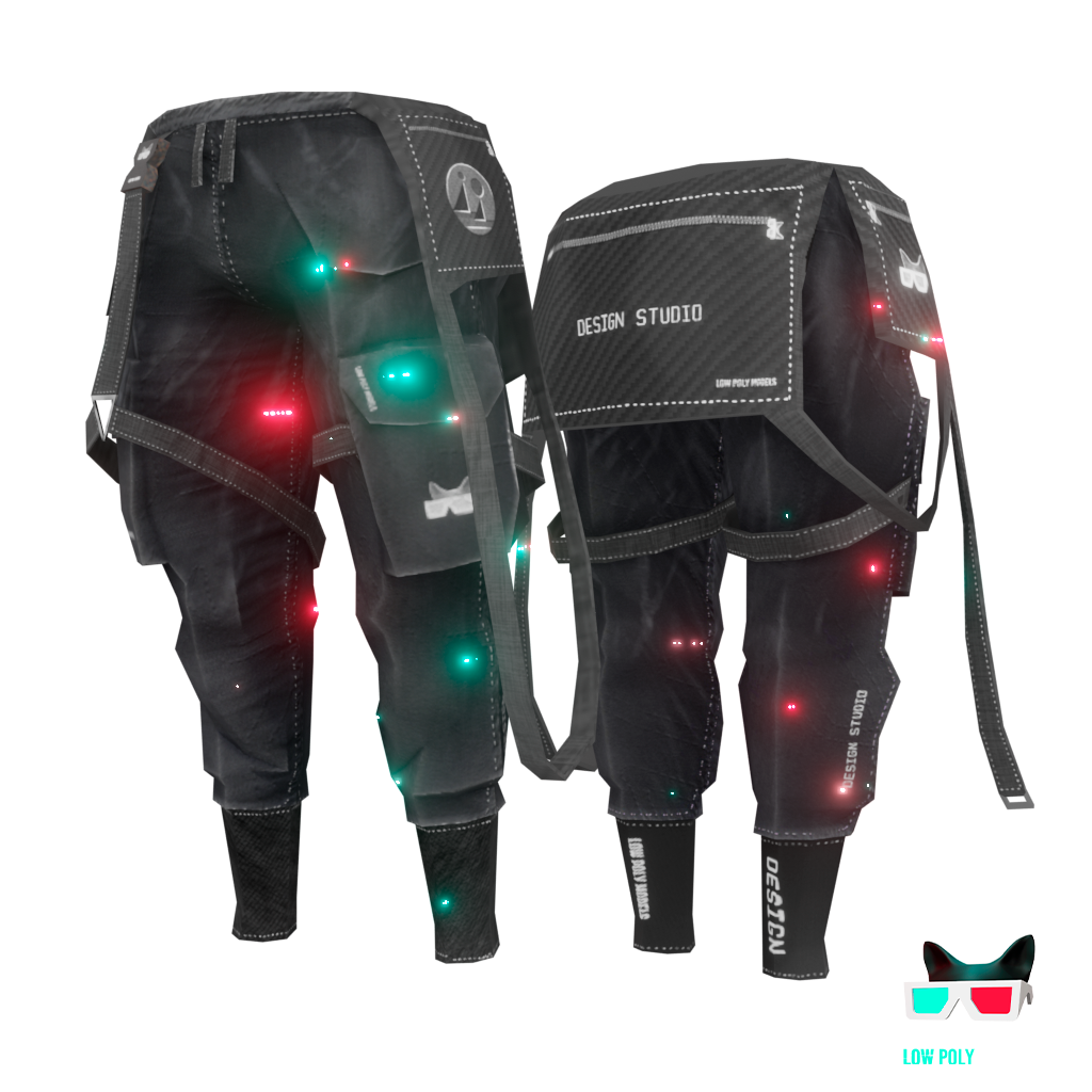 Techwear pants decentraland marketplace