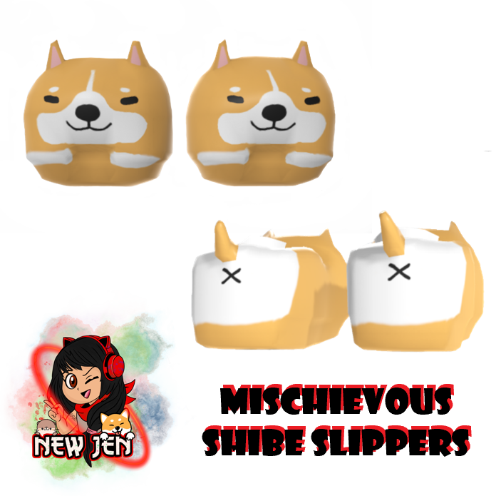 Mischievous Shiba Slippers Decentraland Marketplace